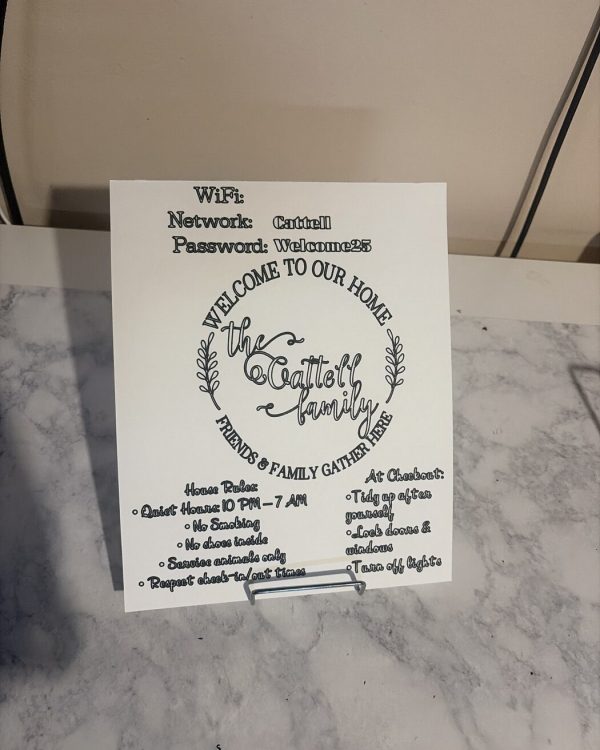 Custom Welcome Sign